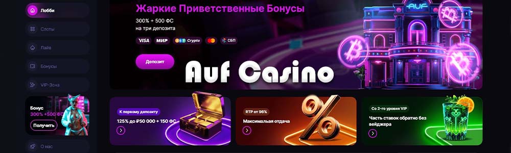 Обзор возможностей популярного AUF Casino